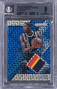2014-15 Panini Prizm #16 Kevin Durant Game Used Jersey Patch Black Box (#1/1) - BGS 